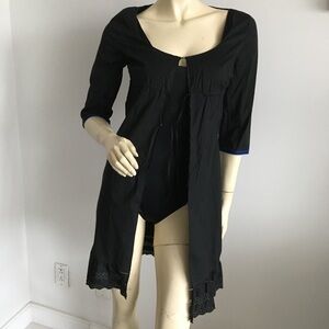 90s Miu miu quarter sleeve hook and eye closure baby doll dress